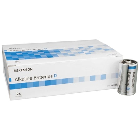 Mckesson Alkaline Battery, D Cell, 144PK 4858